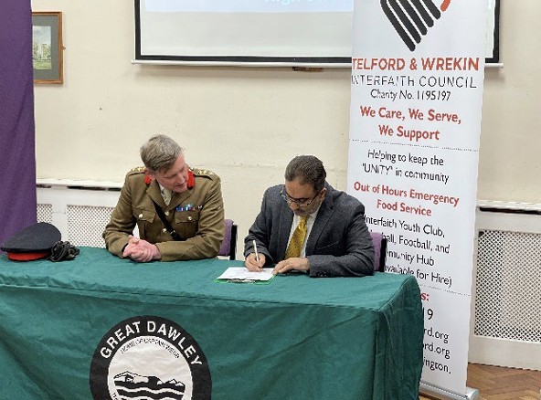 Signing of the Armed Forces Covenant in March 2023