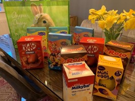 Easter eggs collected for distribution to families across the borough
